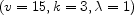(v, k, lambda)